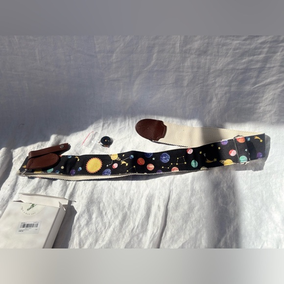 NIB Handmade Canvas Universal Guitar Strap Celestial Universe Theme - Picture 1 of 2